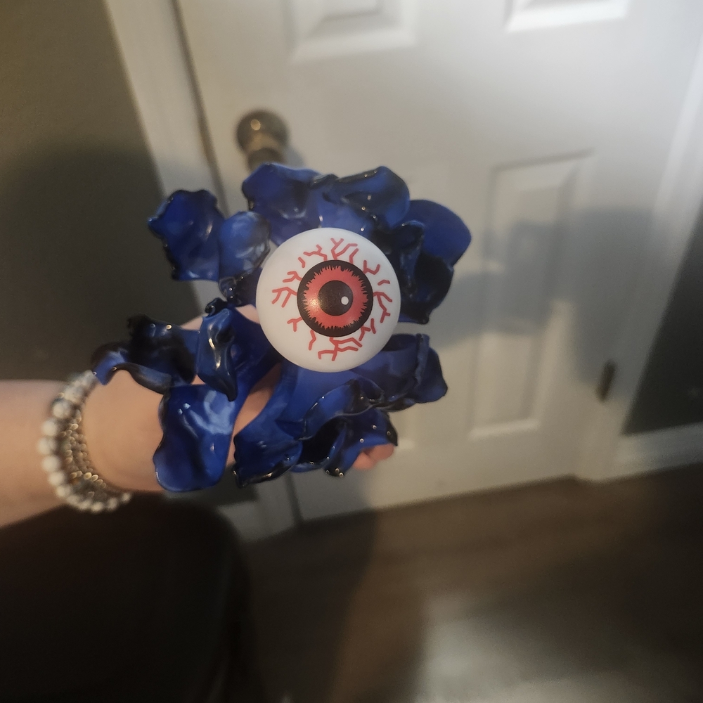 Blue Eyeball Statement Bracelet